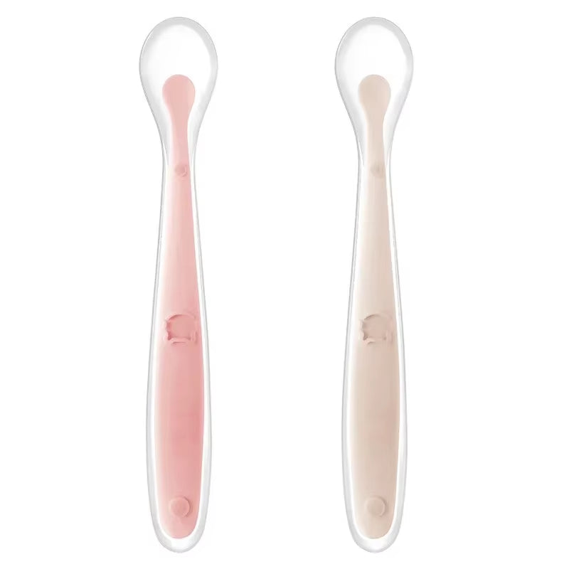Cuillère en silicone pour bébé