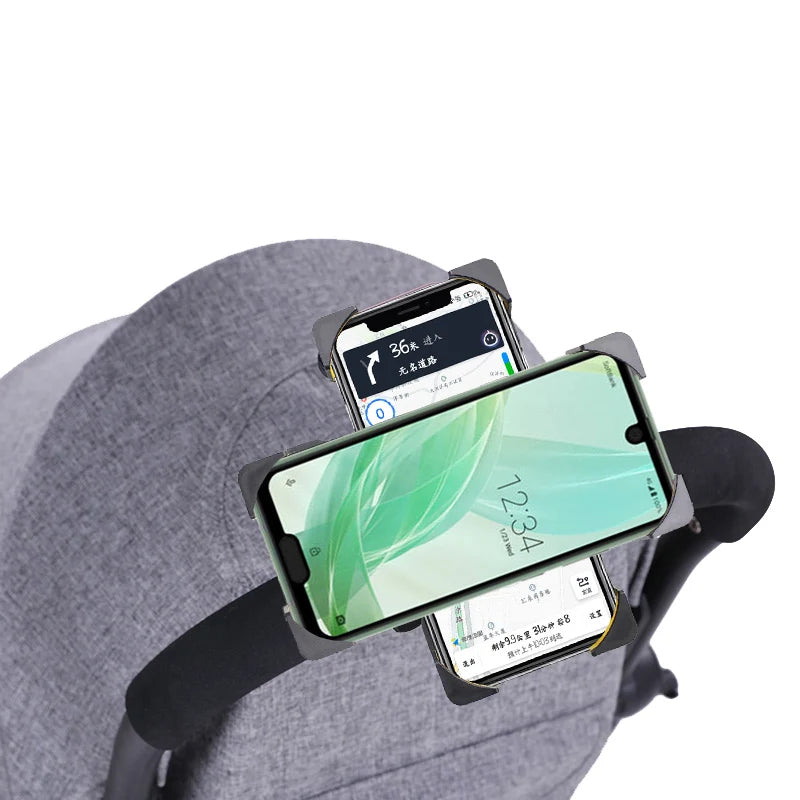 Support téléphone pour poussette