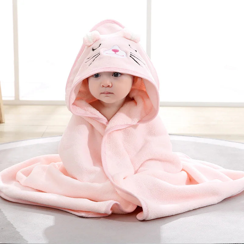 Serviette de bain à capuches