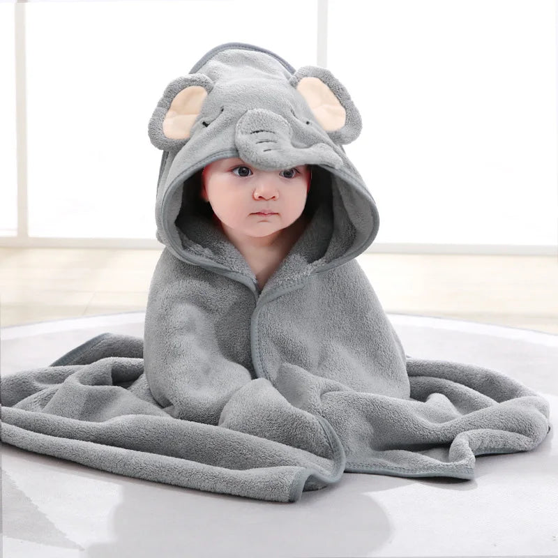 Serviette de bain à capuches