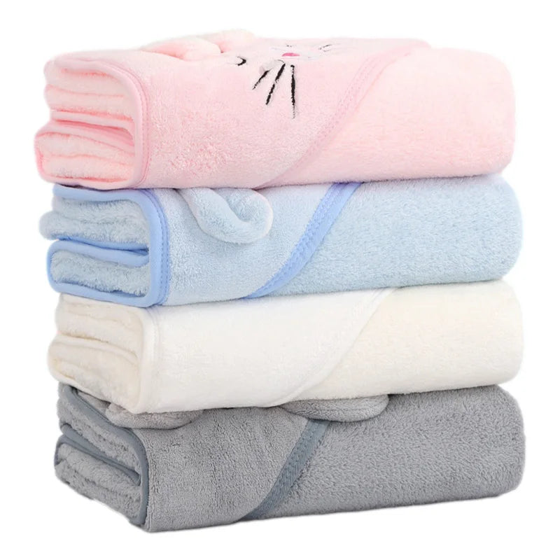 Serviette de bain à capuches
