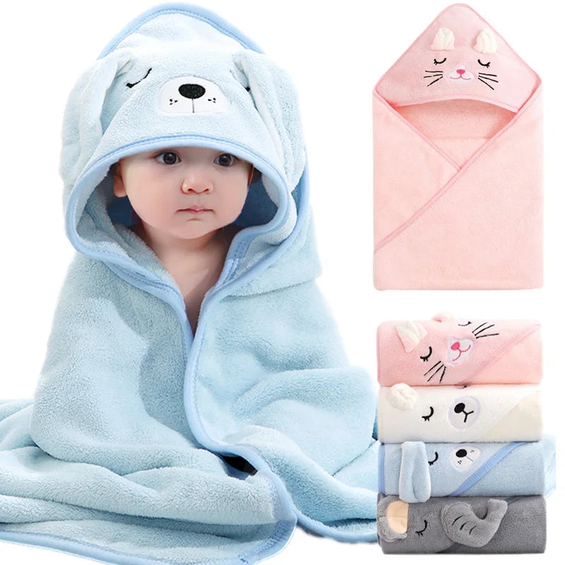 Serviette de bain à capuches