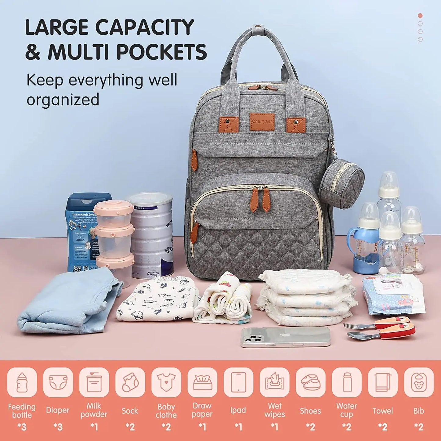 Sac à langer pliable