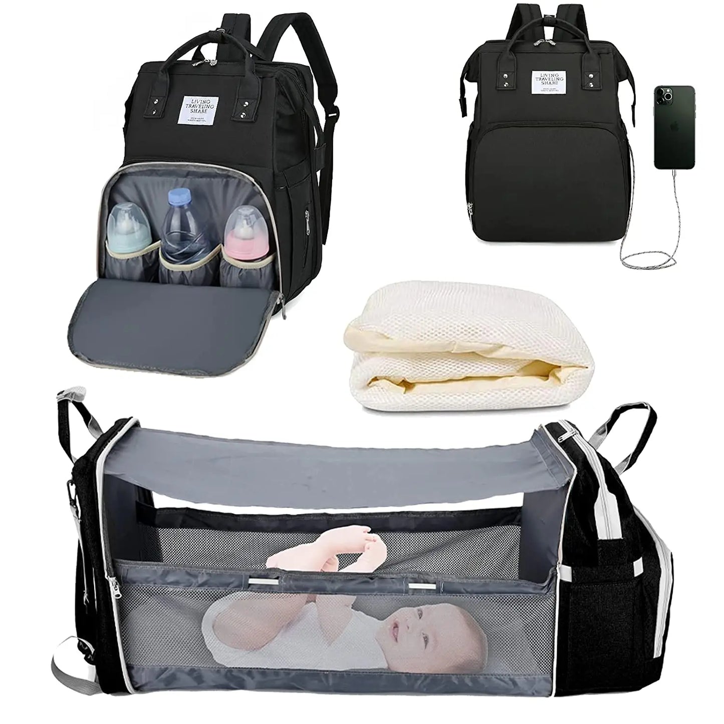 Sac à langer pliable