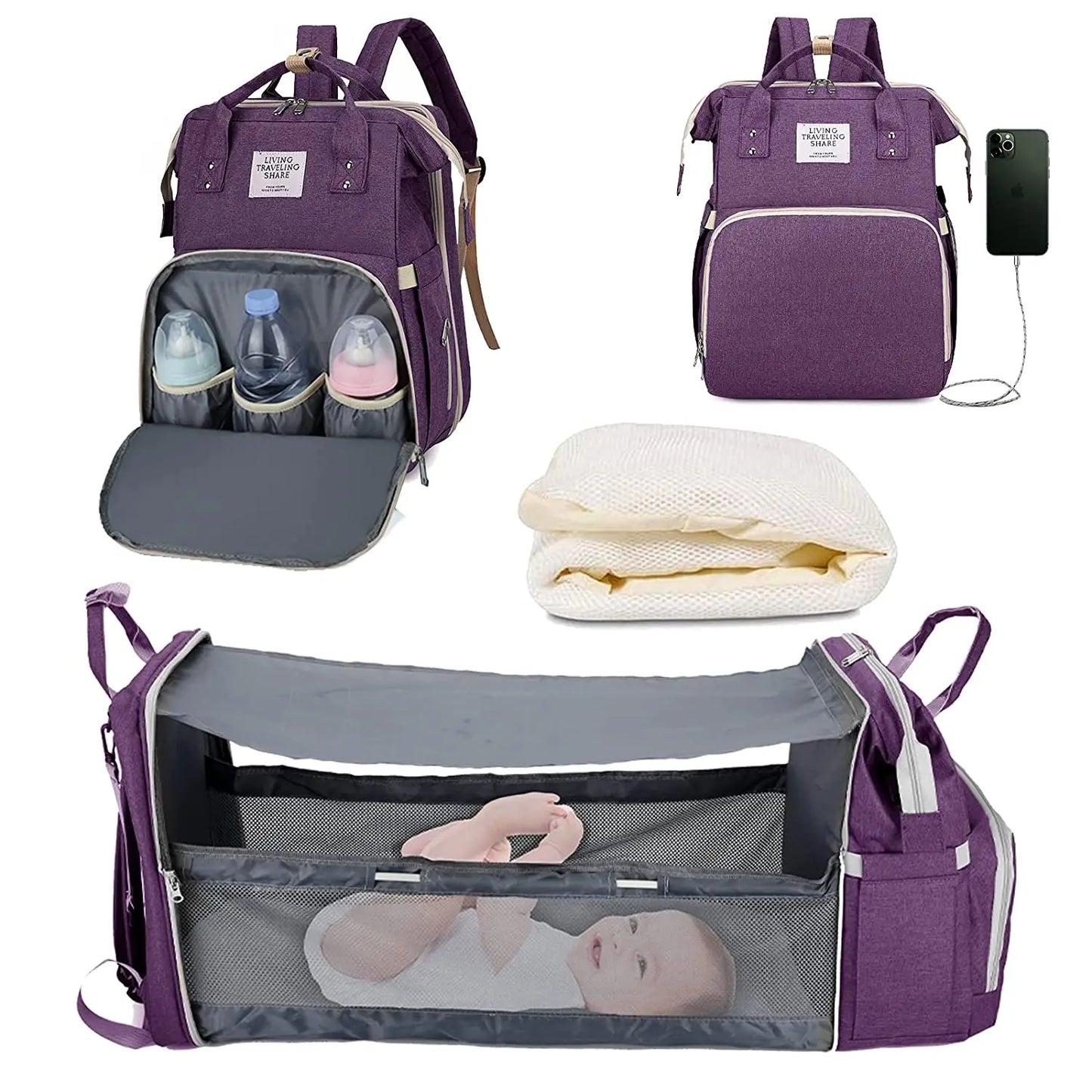 Sac à langer pliable
