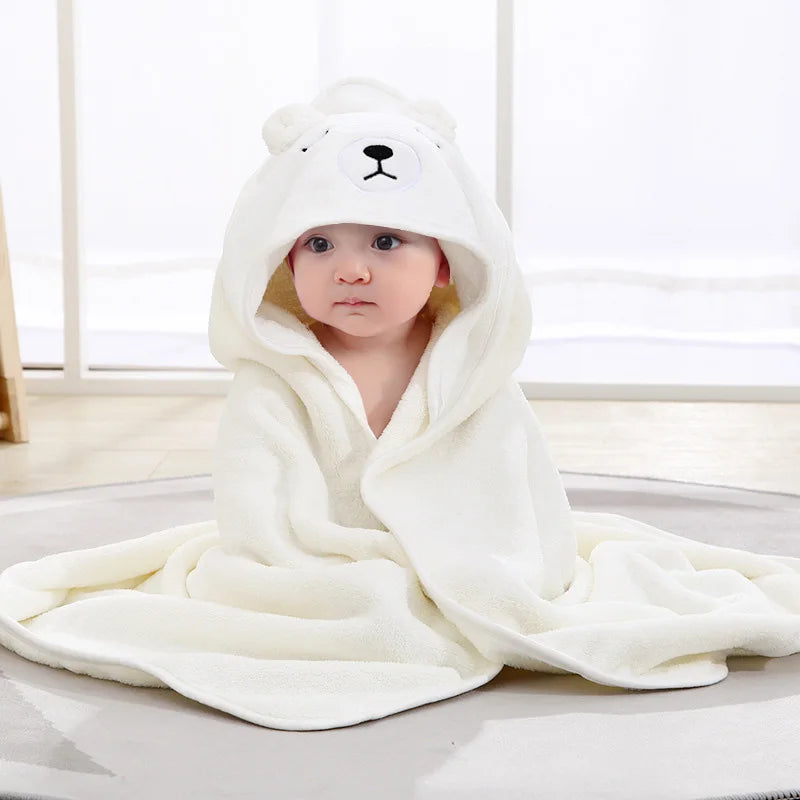 Serviette de bain à capuches