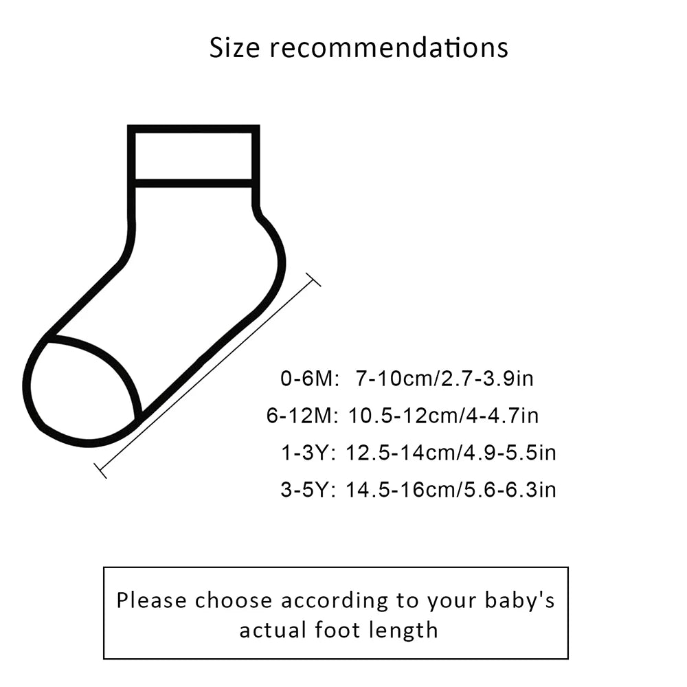 5 paires de chaussettes pour bébé