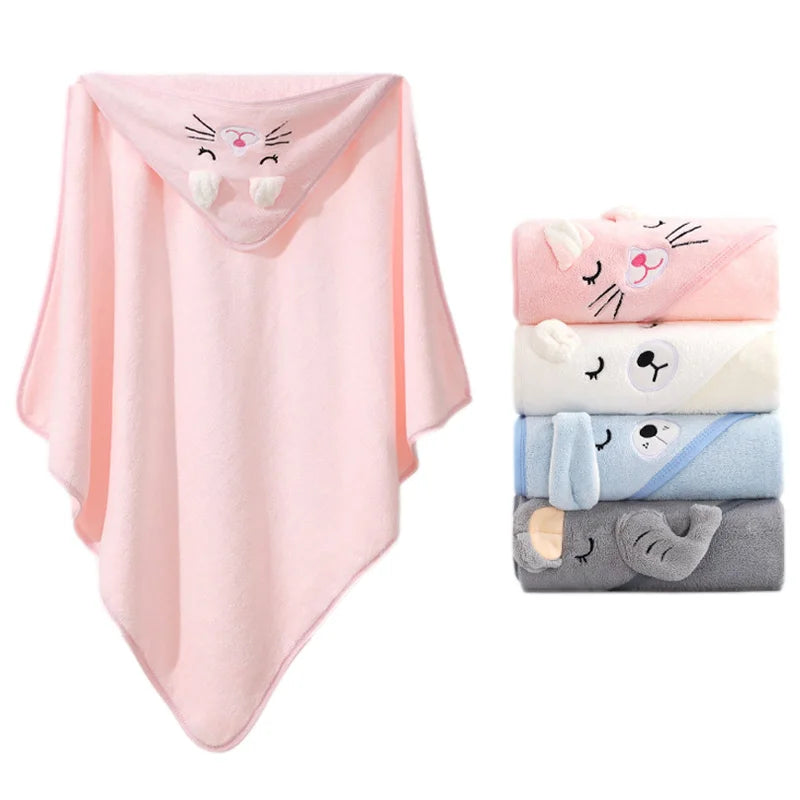 Serviette de bain à capuches