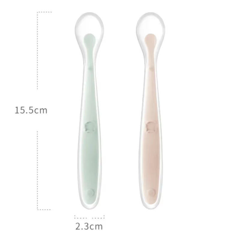 Cuillère en silicone pour bébé