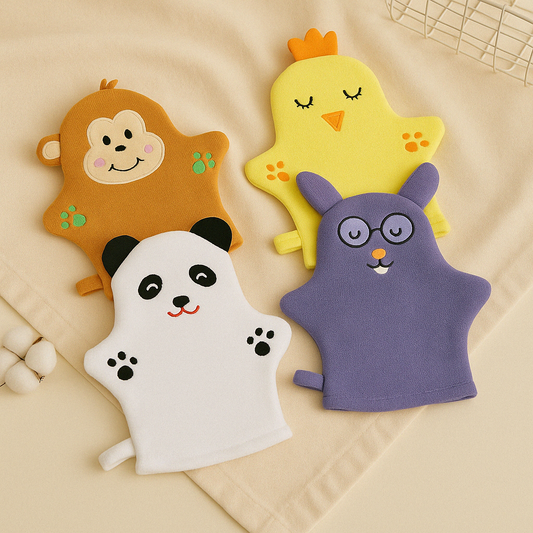 Gants de Toilettes Animaux