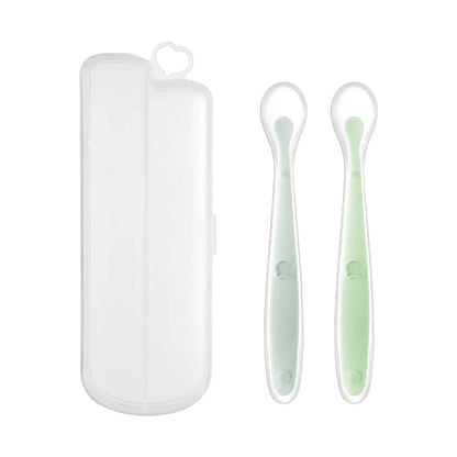 Cuillère en silicone pour bébé