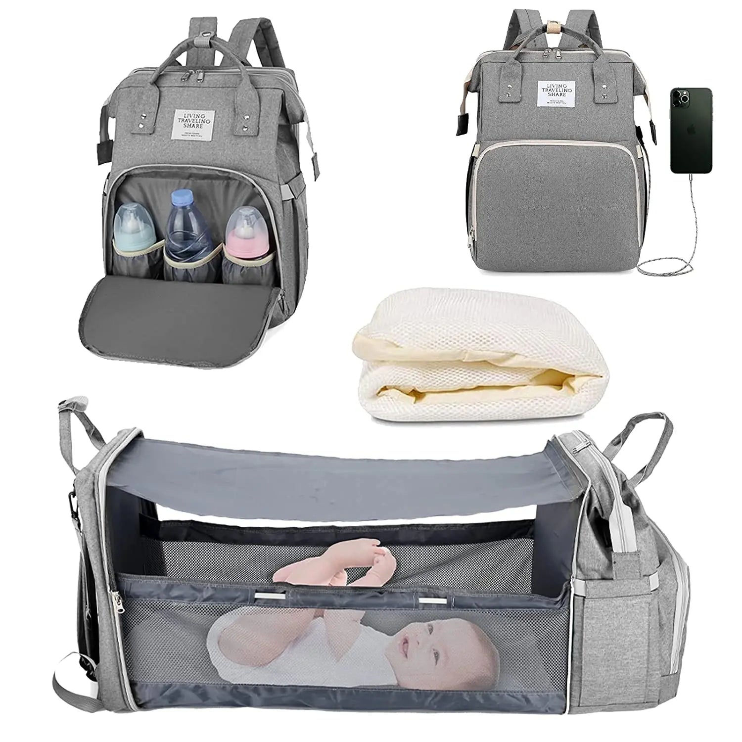 Sac à langer pliable