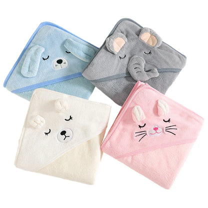 Serviette de bain à capuches