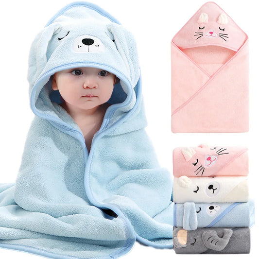 Serviette de bain à capuches