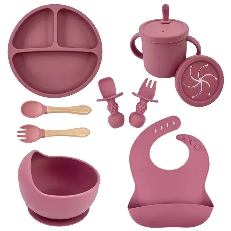 Set vaisselle complet en silicone 
